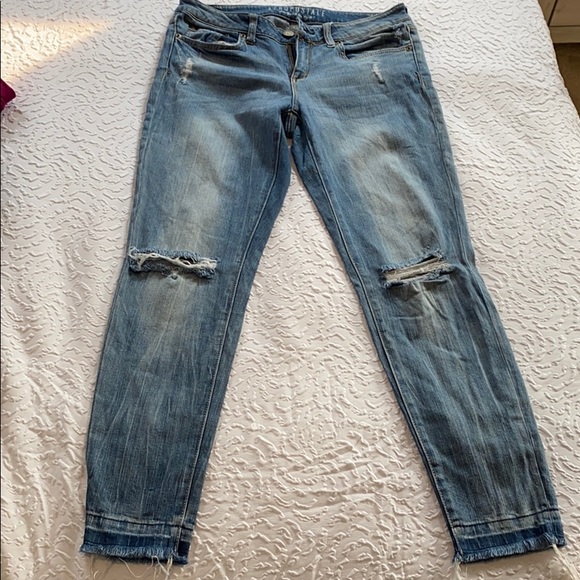 Blue Ripped Jeans - Picture 1 of 4